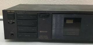 Nakamichi BX - 100 2 Head Cassette Deck Details Parts Repair 2
