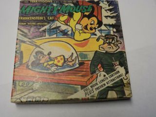 Vintage Mighty Mouse 8 Silent Movie Frankenstein 