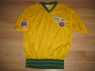 1991 William & Mary Tribe Ncaa College Basketball Shooting Shirt/warm Up Jersey