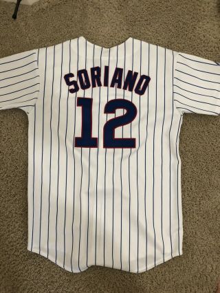 Alfonso Soriano Chicago Cubs Youth Xl Jersey Sewn Majestic Merchandise
