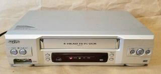 Sanyo Vwm - 800 Vcr 4 - Head Hi - Fi Stereo Vhs Player Video Cassette Recorder