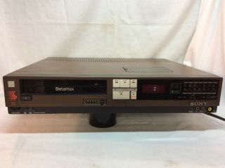 Sony Betamax Sl - 2401 Player Video Cassette Recorder Beta
