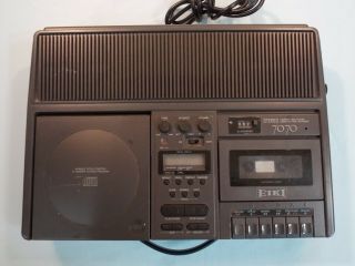 Eiki 7070a Stereo Compact Disc Player Cassette Tape Recorder