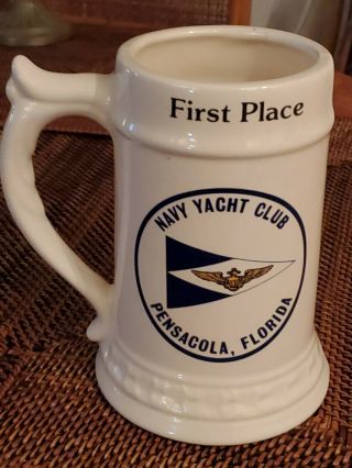 Vintage Navy Yacht Club Pensacola Sailboat Race Trophy Cruiser Race 1982