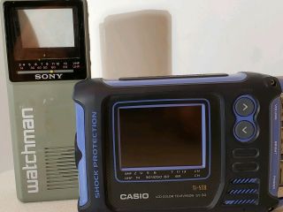 Casio Sy30 Shock Proof/water Resistant 2.  7 " Color Lcd Tv And Sony Fd - 10a