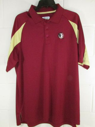 Mens Florida State Seminoles Polo Shirt NOLES LOGO Colors - Large - 2