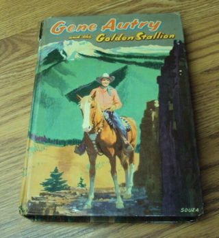 Vtg Gene Autry And The Golden Stallion Cole Fannin 1511:49 Whitman 1954 Hc
