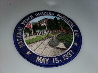 Vintage Patch National Peace Officers Memorial Day May 15 1997