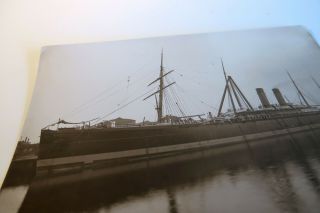 Germanic White Star Line real photograph from the archives of Harland & Wolff 2