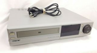Sony Model Svo - 1420 Vhs Player Vcr Video Cassette Recorder - Bnc In/out