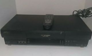 Jvc Hr - J691u Hi - Fi Vhs Vcr Video Cassette Player - With Remote