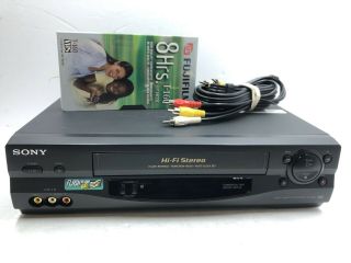 Sony Slv - N55 Vcr Vhs Player / Recorder & No Remote
