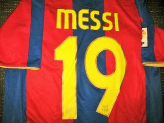 Authentic Messi Barcelona Anniversary Jersey 2007 2008 Shirt Camiseta Maglia M 3