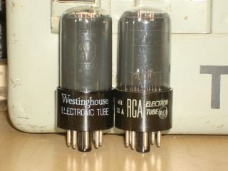 2 Ge 6v6gt (6v6/6v6g) Matched Smoked Glass Vacuum Tubes Canada