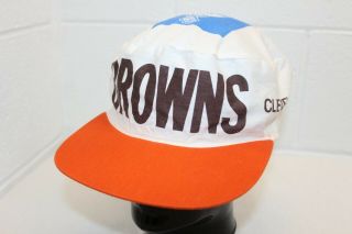 Vintage Cleveland Browns Nfl Football Painters Cap Hat Lightweight Sherwin