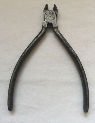 Snap - On 184 Small Diagonal Side Wire Cutters Pliers 4.  25 " Long Vintage Usa Made