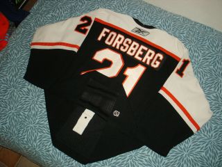 Philadelphia Flyers Peter Forsberg 2005 - 06 Reebok 6100 Authentic Pro Game Jersey