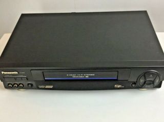 Panasonic Pv - 9662 4 Head Hi - Fi Stereo Omnivision Vcr Vhs Player Recorder