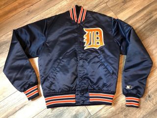 Vintage 80’s Detroit Tigers Starter Satin Mlb Jacket Men’s Small Item