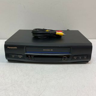 Panasonic Pvq - V200 Vhs Video Cassette Recorder Black No Remote