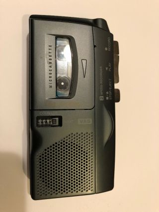 Sanyo Trc - 680mc Microcassette Voice Recorder Like With Case Micro Cassette