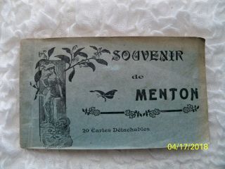 Vintage Packet Of 20 Photos Of Menton,  France In The 1930s ?