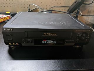 Sony Slv - N50 Vhs Vcr With Remote