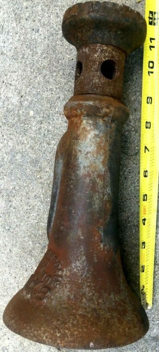 Antique Am.  Scale Co Screw Bottle Railroad Barn House Horn Jack 1 1/4 " X 8 Kc,  Mo