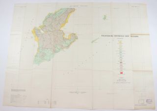 Engineering Materials Southern Okinawa Japan Vintage Usgs Topographic Map
