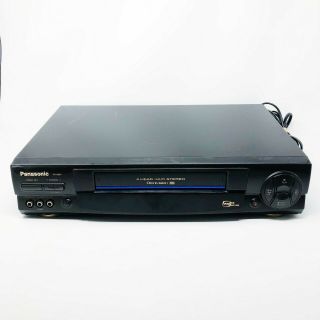 Panasonic Pv - 9661 Vcr Vhs 4 Head Vcr Player Recorder - No Remote - Fully