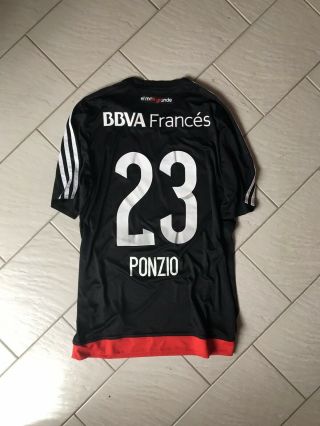 River Plate Match Worn Shirt 2017 2