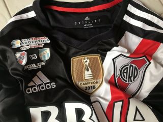 River Plate Match Worn Shirt 2017 3