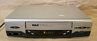 Rca Vr546 Accusearch 4 Head Hi - Fi Vcr Video Cassette Vhs Recorder Player