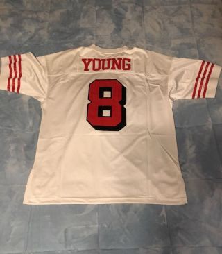 Steve Young 8 Nfl San Francisco 49ers Mitchell & Ness Jersey 52
