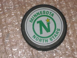 Minnesota North Stars Puck Blank Back 1980 