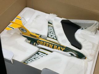 Danbury Green Bay Packers Team Plane Boeing 727 With Box And