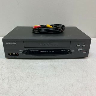 Daewoo Dv - T8dn 4 Head Hi - Fi Vcr Video Cassette Recorder Vhs Player No Remote