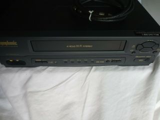 Symphonic VR - 701 4 Head Hi - Fi VCR Video Cassette Recorder Tape Player SHIPP 2
