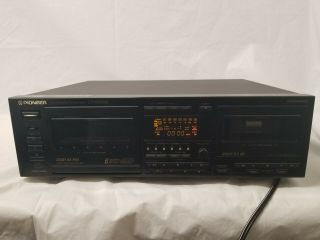 As Is/for Parts Pioneer Ct - Wm62r 6,  1 Multi - Changer Cassette Deck Recorder