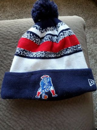 England Patriots Era Knit Hat On Field Beanie Stocking Cap Nwot
