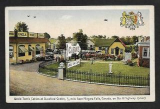 1940 Uncle Tom ' s Cabins Brochures and Postcard Stamford Centre Niagara Falls 2