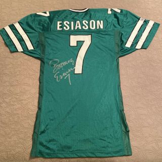 1993 York Jets Boomer Esiason Authentic Champion game issued Jersey SIGNED 2