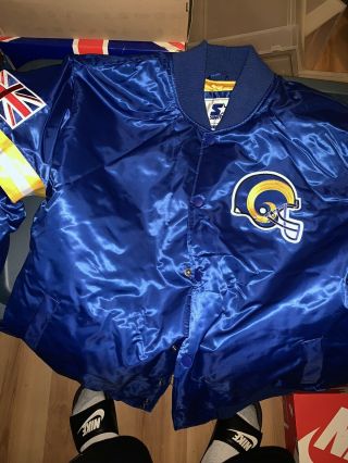 Los Angeles Rams Starter Satin Jacket Xxl Packers Shoes Exclusive
