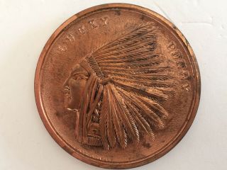 Vintage Lucky Penny Souvenir,  White Mountains,  Nh,  Indian Head Profile