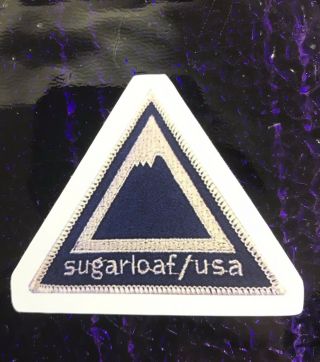 Sugarloaf Maine Ski Resort Sticker From Image Of Vintage Ski Snowboard Patch