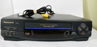 Panasonic Pv - 9451 Vhs Vcr Player/recorder,  4 Head - Hi_fi Stereo Omnivision