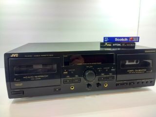 Jvc Td - W354 Dual Deck Cassette Tape Player/recorder Dubbing Dolby