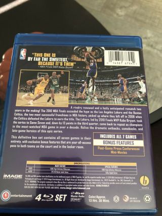 2010 Los Angeles Lakers NBA Finals Series Collector ' s Edition Blu Ray 4 Disc Set 2