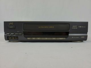 Jvc Hr - J620u 4 Head Stereo Vcr Vhs Video Cassette Recorder Player - Eb - 2177