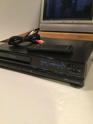 Phillips VR485AT74 VCR VHS PLAYER RECORDER WITH REMOTE - - 2